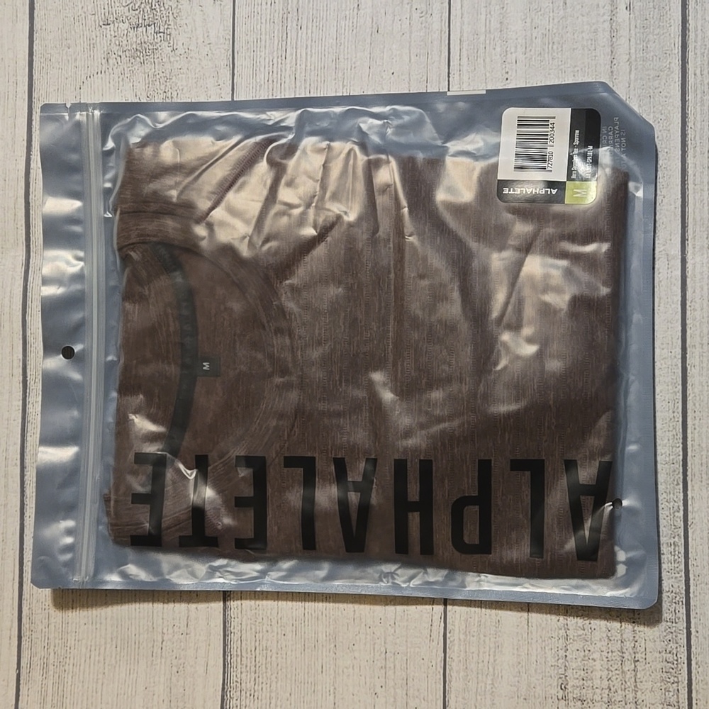 Alphalete Men's Hero Seamless Tee Sparrow Size M NWT